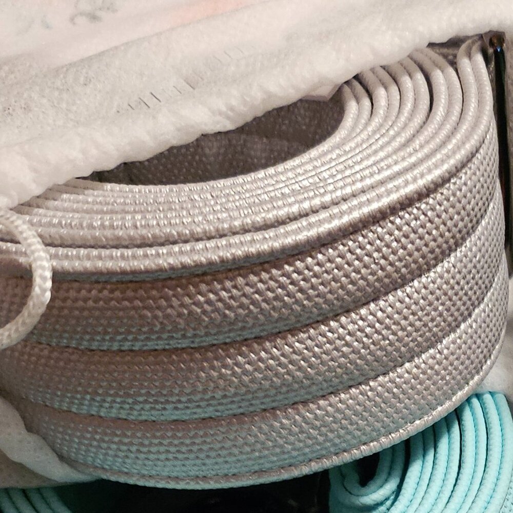 Lug 1.5" Matte Luxe Strap Metallic Silver